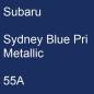 Preview: Subaru, Sydney Blue Pri Metallic, 55A.